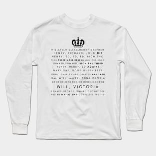 Horrible Histories - Kings and Queens Long Sleeve T-Shirt